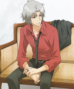 Reborn Hayato Gokudera Anime Character Paint By Number