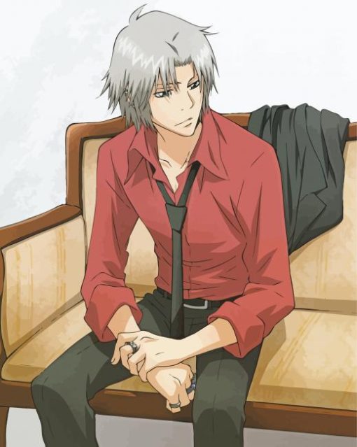 Reborn Hayato Gokudera Anime Character Paint By Number