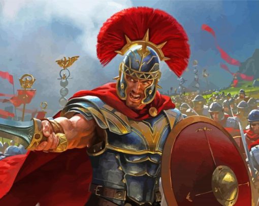 Roman Centurion Paint By Number