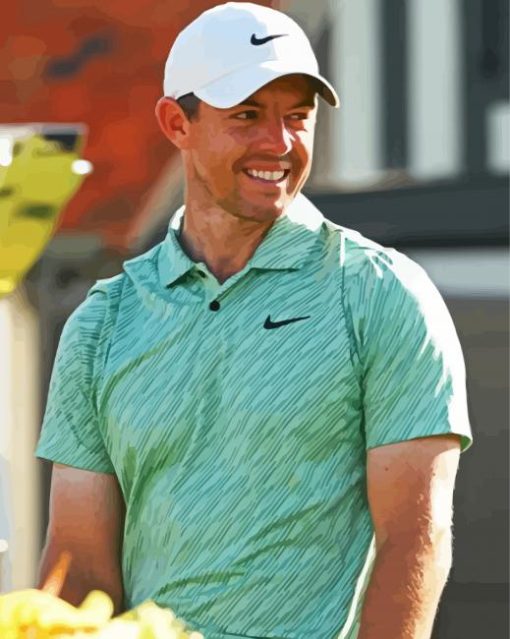 Rory McIlroy Paint By Number