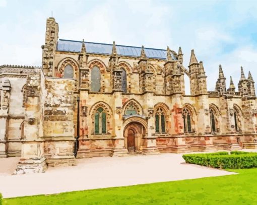 Rosslyn Chapel Paint By Number