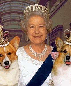 Royal Corgi Paint By Number