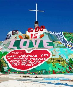 Salvation Mountain California Paint By Number