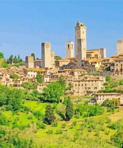 San Gimignano Italy Paint By Number