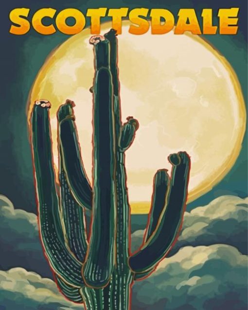 Scottsdale Poster Paint By Number