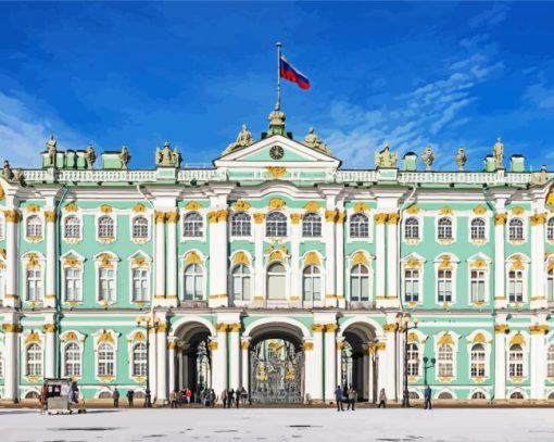 St Petersburg Palace Russia Paint By Number