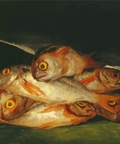 Still Life Bream Fish Paint By Number