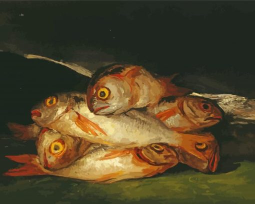 Still Life Bream Fish Paint By Number