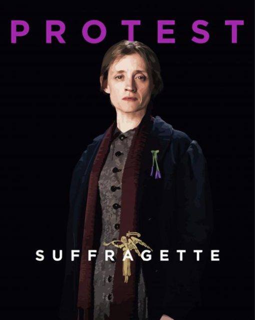 Suffragette Character Poster Paint By Number