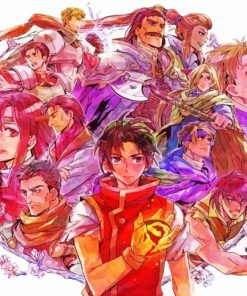 Suikoden Characters Art Paint By Number