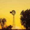 Sunrise Western Windmill Paint By Number