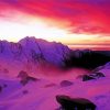 Sunset Over Franz Josef Glacier New Zealand Paint By Number