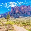 Superstition Mountains Landscape Paint By Number