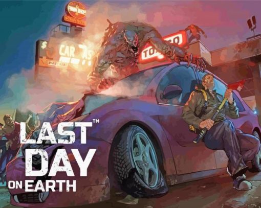 Survival Game Last Day On Earth Paint By Number