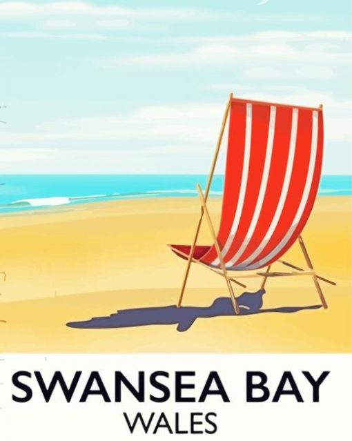 Swansea Bay Wales Poster Paint By Number