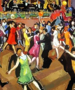 Swing Dance Party Paint By Number