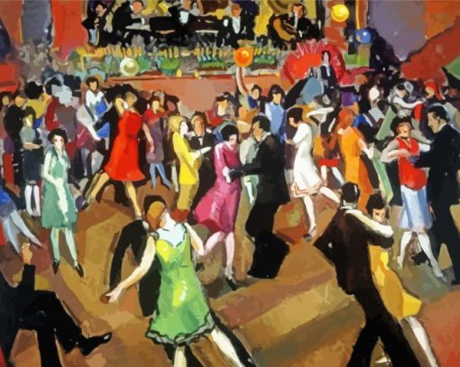 Swing Dance Party Paint By Number