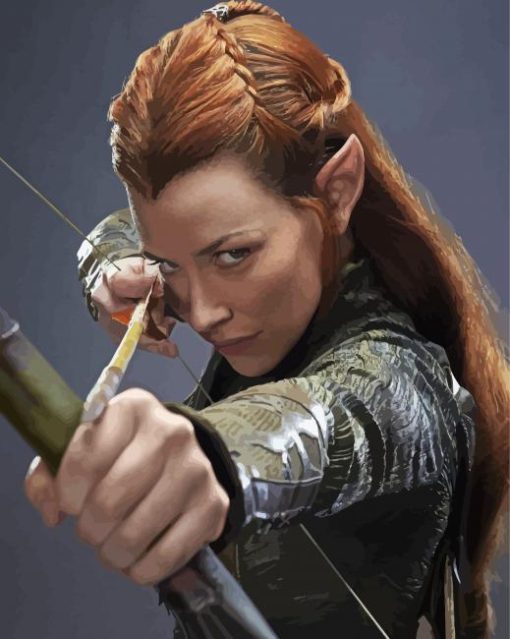 Tauriel Hobbit Paint By Number