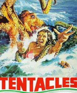 Tentacles Movie Poster Paint By Number