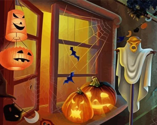 The Halloween Ghost Paint By Number