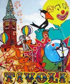 Tivoli Gardens Art Paint By Number