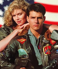 Tom Cruise Top Gun Movie Paint By Number