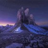 Tre Cime Di Lavaredo Mountains Paint By Number