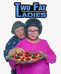 Two Fat Ladies Poster Paint By Number