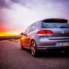 VW Car Sunset Golden Hour Paint By Number