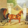 Victorian Horse And Carriage Paint By Number