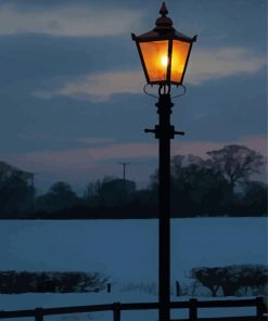 Victorian Lamppost Paint By Number