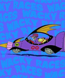 Wacky Races Paint By Number