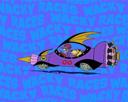 Wacky Races Paint By Number