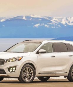 White Kia Sorento Paint By Numbera