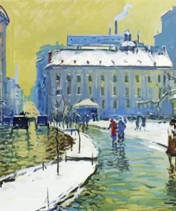 Winter Boston Art Paint By Number