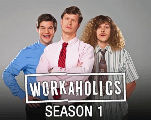 Workaholics Season 1 Poster Paint By Number