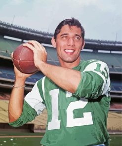 Young Joe Namath Paint By Number