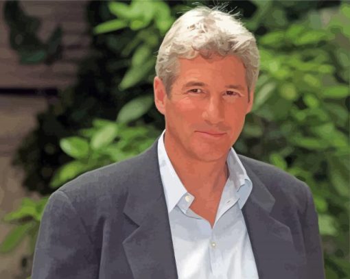 Actor Richard Gere Paint By Number