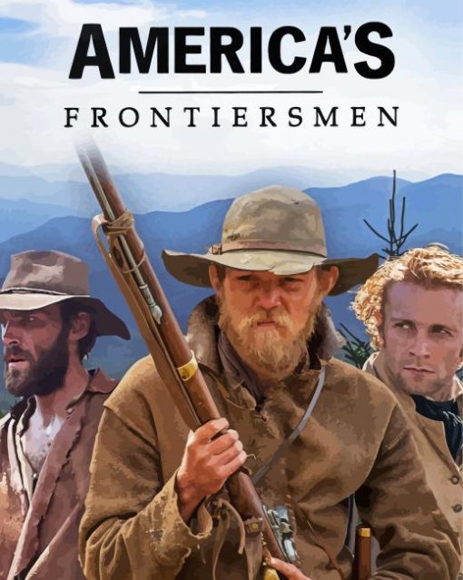 Americans Frontiersmen Paint By Number