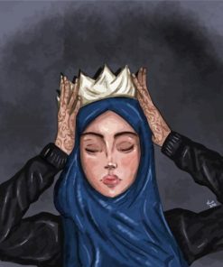 Arab Girl Queen Paint By Number