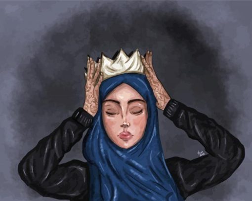 Arab Girl Queen Paint By Number