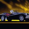 Black Triumph TR3A Paint By Number