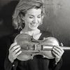 Black And White Anne Sophie Mutter Paint By Number