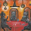 Black Cats Playing Poker Paint By Number