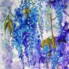 Blue Wisteria Art Paint By Number