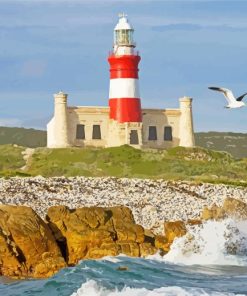 cape Agulhas Lighthouse Paint By Number