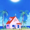 Cartoon Beach House Island Paint By Number