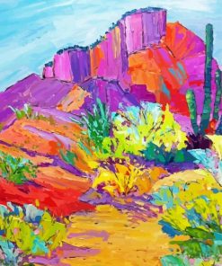 Colorful Desert Paint By Number