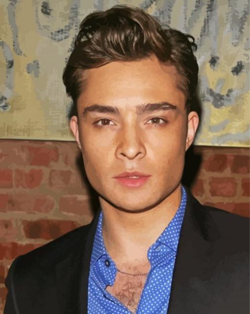 Cool Ed Westwick Paint By Number