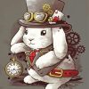 Cute Steampunk Rabbit Paint By Number